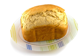 bread on plate