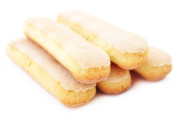 Fototapeta na wymiar Biscuits for Tiramisu dessert