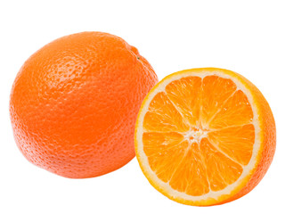orange isolated on white background