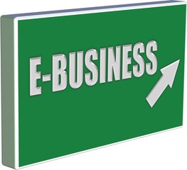 Interstate Schild E-BUSINESS