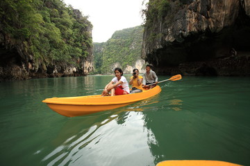 Canoeing at Phuket Thailand