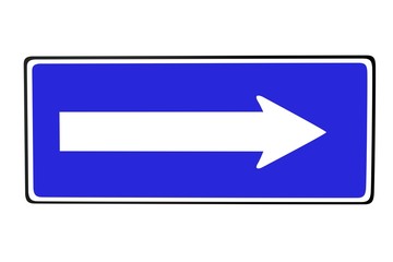 Einbahnstrasse - Schild