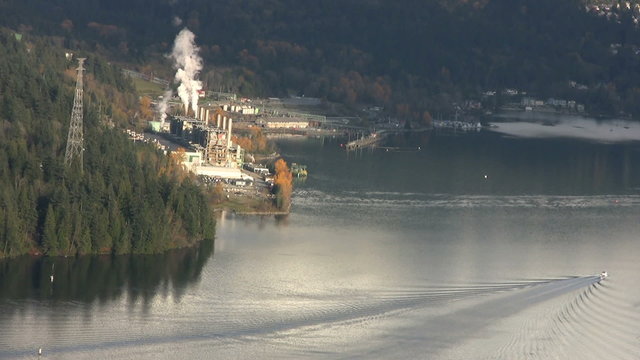 Factory Near The Bay
