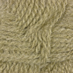 Natural beige fine wool threads texture clew macro closeup backg