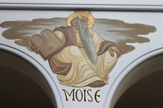 Moise, Eglise Sainte-Genevi&egrave;ve &agrave; Paris
