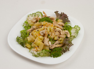 Salad with vegetables