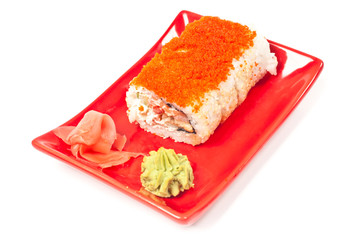 Rolls served on plate