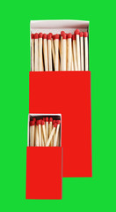Two matches boxes.