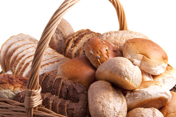 Basket with bread