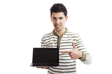 Presentation on a laptop