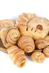Bakery foodstuffs set