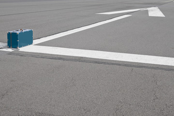 Steamer trunk airport