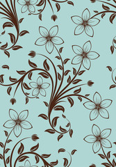 floral seamless pattern