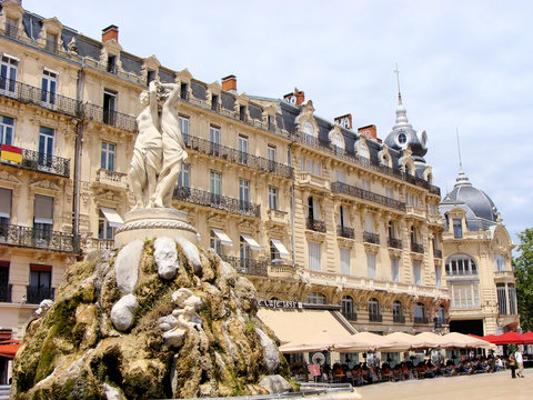 Place de la Comedie, Montpellier, France