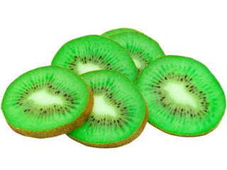 kiwi isolated on white background