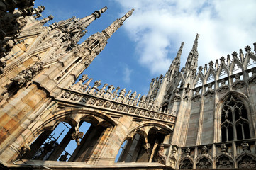 Milano, guglie del duomo