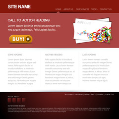 Modern website template