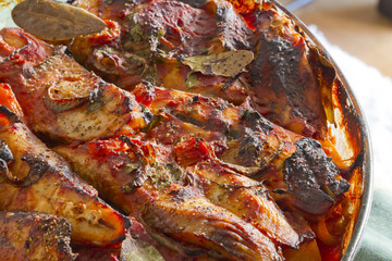 greek traditional dish with cod fish