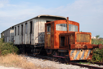 Plakat old train