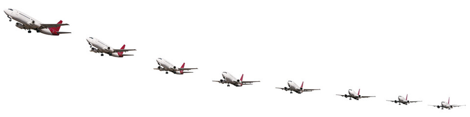 Sequence of airplane takeoff