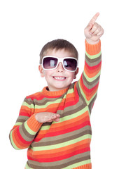 Funny child with sunglasses