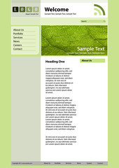 Green Website Template