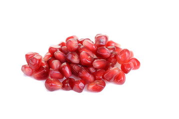 pomegranate isolated on white background