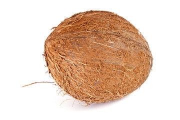 Coconut isolated on white