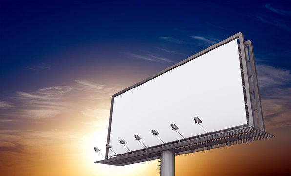 Billboard Against Sunset