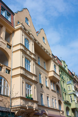 Fototapeta premium Facade d'immeuble typique europe de l'Est