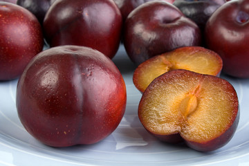 Red plums