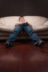 lazy gamer © Sanzhar Murzin