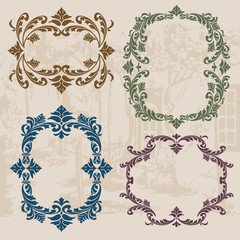 Vintage elements set02