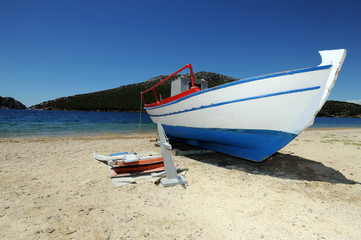 Fototapeta premium Boat on a beach
