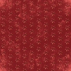 Grunge  pattern with abstract flowers