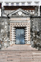 Fototapeta na wymiar trento Buonconsiglio zamek drzwi
