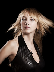 Naklejka premium Seductive blond woman