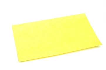 Yellow Sticky Note