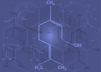 The chemical structural formula of spirit containing in esse