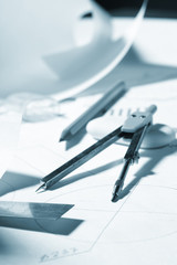 engineer's work table