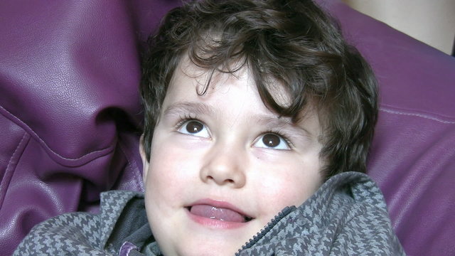 Portrait of a little boy