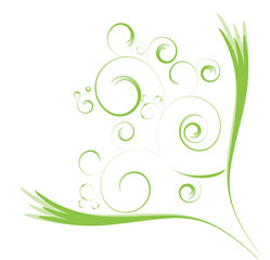 Floral Tribal gr&uuml;n