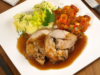 Lammkeule - geschmort