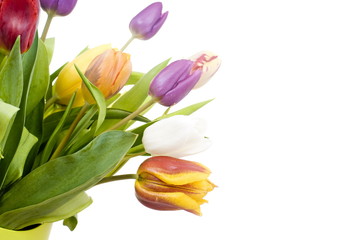 Obraz premium Bouquet Easter tulips