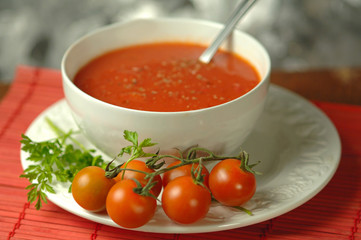 Crema di pomodori - Tomato soup cream