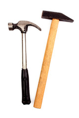 Hammer isolated over white background