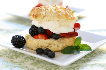Mixed Berry Shortcake