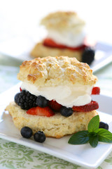 Mixed Berry Shortcake