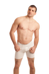 Man in Underwear