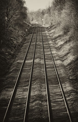 Fototapeta premium Railway tracks